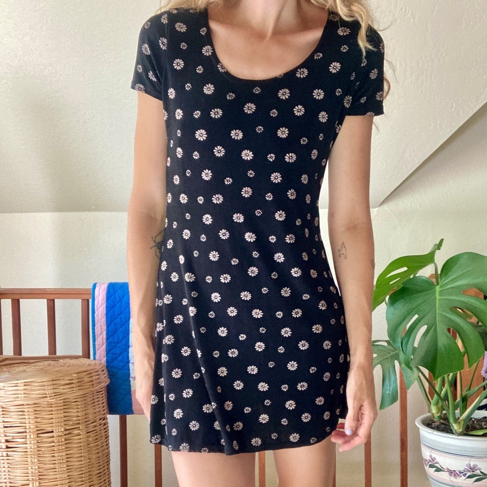 Cute Vtg 1990s Stretchy Mini Dress